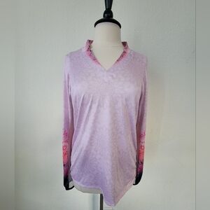 Lucky in Love UV Protection Long Sleeve Sport Top